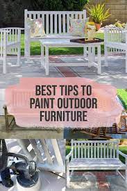 How To Paint Outdoor Wood Furniture And Make It Last For Years In 2021 Painting Outdoor Wood Furniture Painted Outdoor Furniture Outdoor Wood Furniture