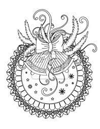 12 gorgeous mandala coloring pages: Christmas Mandala Coloring Page Adult Coloring Book Holiday Fototapete Fototapeten Mandala Kranz Ball Myloview De