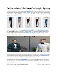 Mens / womens clothingmens and womens. Exclusive Men S Fashion Clothing In Sydney By Vf Menswear Issuu