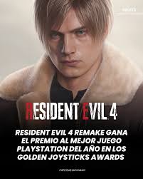 RESIDENT EVIL 4 REMAKE gano el premio al Juego del Año de PlayStation en  los Golden Joystick Awards 2023! RE4 Remake se lleva a casa el premio  'PlayStation Game of the Year