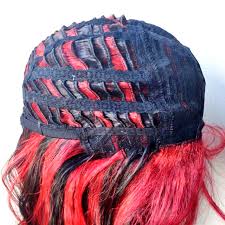 Maybe you would like to learn more about one of these? Yiyaobess Synthetic Black Red Highlights Hair Wig With Bangs Halloween Costume Party Long Wavy Rainbow Colored Wigs For Women Synthetic None Lace Wigs Aliexpress
