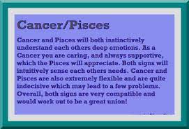 They might think that the other partner can feel their emotions or mental states, thus making minor agreements much bigger than they need to be. Pisces Man Cancer Woman Compatibility In Love Online Astrologypandit