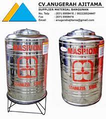 Salah satu produk tangki air stainless steel terbaik yang ada dipasaran adalah tandon air stainless steel pabrikan dari maspion grup. Tandon Air Stainless Steel Maspion Produk Tangki Air Berkualitas Cv Anugerah Ajitama