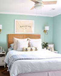 Add a bed, dresser and nightstand, and space is at a premium. How To Make A Small Bedroom Look Bigger With Paint In 2021 Small Room Paint Small Bedroom Paint Colors Small Bedroom Look Bigger