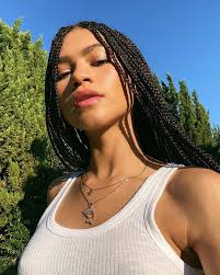 To get the peekaboo effect, have your stylist start the color around the middle of the head instead of the top. Zendaya Just Low Key Revealed New Blonde Peekaboo Highlights In A Voting Video