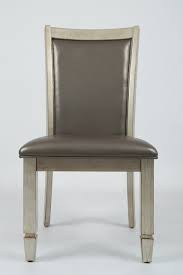 Jofran 1650410kd Casa Bella Dining Side Chair 21w X 24d X 41h Vintage Silver Finish Set Side Chairs Dining Solid Wood Dining Chairs Upholstered Dining Chairs