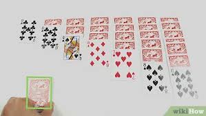 Fill these up with all the cards on the board according to suit from ace through king. 4 Ways To Play Solitaire Wikihow