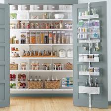 Elfa hanging standards in three lengths and simply hook onto the track. Elfa Utility White Mesh Pantry Door Wall Rack