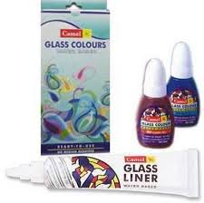 Glass, golden camel glass liner, solvent based glass color( camel or fevicryl), blow drier. Flipkart Com Camel Glass Colour Water Based Ready To Use No Medium Required Water Based