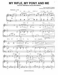 My Rifle My Pony And Me By Dimitri Tiomkin Dimitri Tiomkin Digital Sheet Music For Piano Vocal Guitar Chords Only Download Print Hx 244680 Sheet Music Plus