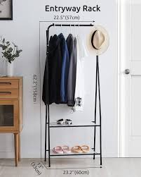 Wall hooks, modern wooden hooks, minimalist hooks, trendy coat hooks, funky hooks, unique clothes hooks, hooks for wall, handmade, reminiscent of today's ubiquitous emojis in a minimalist. Amazon Com Youdenova Small Clothes Rack Freestanding Clothing Garment Rack With Shelves For Living Room Black Coat Rack Home Kitchen