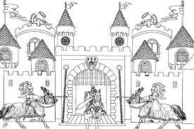 Have the kids stick their favorite coloring pages to hard cardboard using glue. Medieval Activities For Kids Castle Coloring Page Medieval Activities For Kids Kids Castle