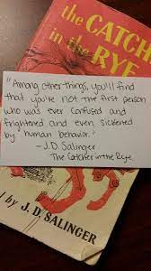 The Catcher In The Rye Quote Holden Caulfield Salinger Literature Quotes Book Quotes Quotes