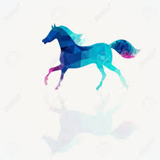 Blue horse design solutions is here for you. Triangle Horse Abstract Horse Of Geometric Shapes Sign Of The Stock Photo Picture And Royalty Free Image Image 27756978