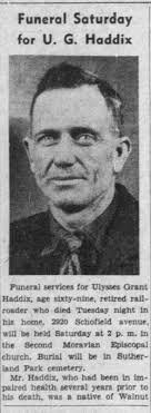 Ulysses S. Grant Haddix (1873-1943)