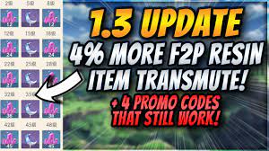 A message will pop up saying you redeemed the code successfully. Genshin Impact 1 3 Update Fragile Resin In Bp Items Transmute Redeem Codes That Still Work Youtube