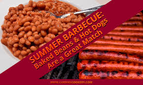 Don't feel like grilling all afternoon and want to keep the hot dogs warm during your party? Summer Barbecue Baked Beans And Hot Dogs Are A Great Match