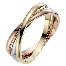 9ct Three Colour Gold Russian Wedding Ring Russian Wedding Ring Wedding Rings Jewelry
