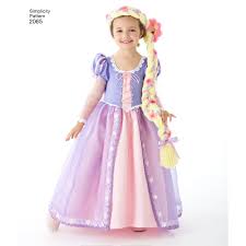 Disney 39 S Tangled Child 39 S Rapunzel Costume Simplicity Sewing Pattern Princess Costume Kids Rapunzel Costume Kids Dress