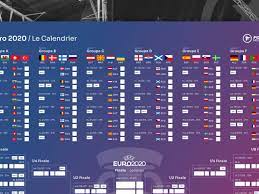 Telechargez Le Calendrier Complet En Pdf De L Euro 2020