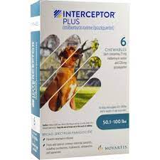 When compared to interceptor, heartgard lacks any protection against whipworms or tapeworms. Interceptor Plus Heartworm Prevention Control For Dogs 50 1 100 Lbs