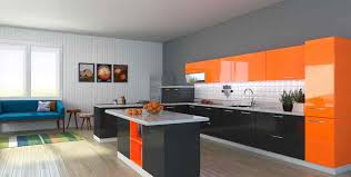 pvc modular kitchen cabinet design work