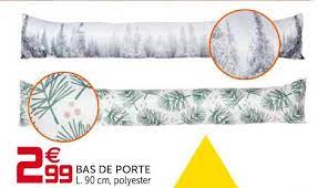 Remplissant exactement la même fonction et ayant les mêmes avantages que les bas de porte boudin de porte classique ceci ajoute en plus une touche de fun dans votre salon. Offre Bas De Porte Double Chez Gifi