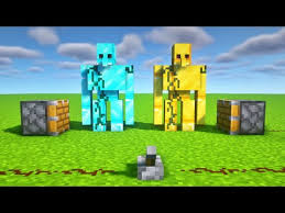 Another mod that makes it possible to be a pillager like the mod for java pillager plus and yet make it so the iron golem is always gonna attack you. Diamond Golem Gold Golem