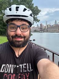 Cycling before my show tonight at Grove 34 in Astoria! Link in comments.  Working out a bunch of new.