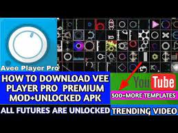 Download now and enjoy the modified version with no virus, safe and free. How To Download Avee Player Premium Mod Unlocked Apk All Futures Are Unlocked 500 Templates New Youtube