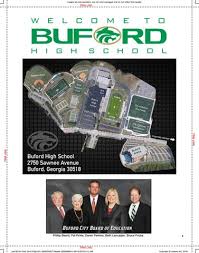 2018 Buford Football Media Guide by Buford High School