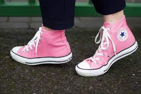 Shipped with usps priority mail. Pink Converse High Top Trainers Fashion Et Moi