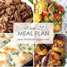 If it's fun and exciting family dinner ideas for saturday night that you are looking for, there are lots of delicious recipes to choose from. Let S Dish Easy Meal Plan Week 29 Let S Dish Recipes