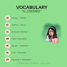 Health, illness, sickness, injuries, aches and pains. Vocabulary Illnesses And Health Compartiendo Ingles Facebook