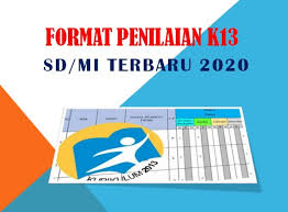 Tulis namamu di sudut kanan atas 2. Format Penilaian Kurikulum 2013 K13 Sd Mi Terbaru 2020