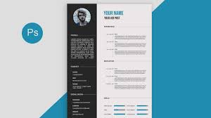 Introducing the best free resume templates in photoshop (psd) format that we've collected from the best and trusted sources! Cv Resume Template Design Tutorial With Microsoft Word Free Psd Doc Pdf Youtube