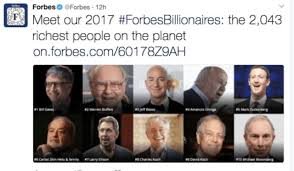 Westchester Well-Represented On Forbes' List Of World's Top Billionaires |  Armonk Daily Voice