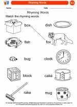 Worksheets, sight words, vocabulary cards, games, and more! Rhyming Words Same Different English Language Arts Worksheets And Study Guides Kindergarten