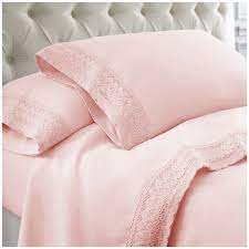 Shop wayfair for all the best king pink sheets & pillowcases. Kingtex 1500tc Crochet Lace Microfibre Sheet Set King Single Rose Pink Rose Pink Costco Australia