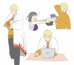 Lol Naruto So Cute Naruto And Himawari Naruto Shippuden Anime Naruto Naruto Uzumaki