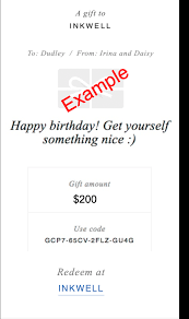 Maybe you would like to learn more about one of these? Wine Egift Card Inkwell