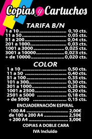 copias y cartuchos