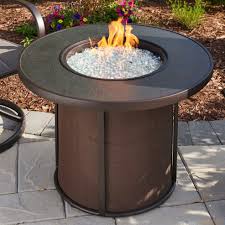 If you prefer fire pits to patio heaters, our top pick is a model that can be run on propane or fitted out this natural stone propane campfire pit from best choice products has a round fire bowl with a stainless steel burner and a decorative rock base. The Outdoor Greatroom Stonefire 31 Inch Round Gas Fire Pit Table Sf 32 K Hvacdirect Com