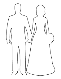 Free Patterns Page 7 Stencil Templates Hand Embroidery Patterns Bride And Groom Silhouette