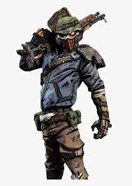 Borderlands 2 Bandit Render By Meta625 D4u0fzf Borderlands 2 Bandit Cosplay Transparent Png Download Borderlands Art Borderlands Apocalypse Character