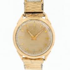 Bulova 10k gold filled watch. Lot Art Vintage Bulova Accutron 10k Gold Filled And Stainless Steel Wristwatch