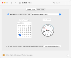 If The Date Or Time Is Wrong On Your Mac Apple Support