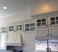 White Kitchen Cabinets With Crown Molding Glass Doors Kitchen Soffit Above Kitchen Cabinets Upper Kitchen Cabinets