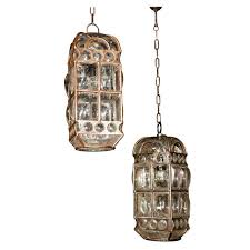 Two Italian Blown Glass Pendant Lights For Sale At 1stdibs