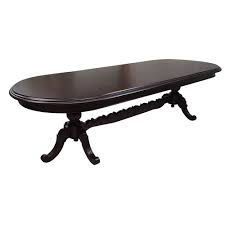 Rp0.2 mpa 155.9 171.1 173.8. Solid Mahogany Wood Dining Table 3m Pedestal Oval Antique Style